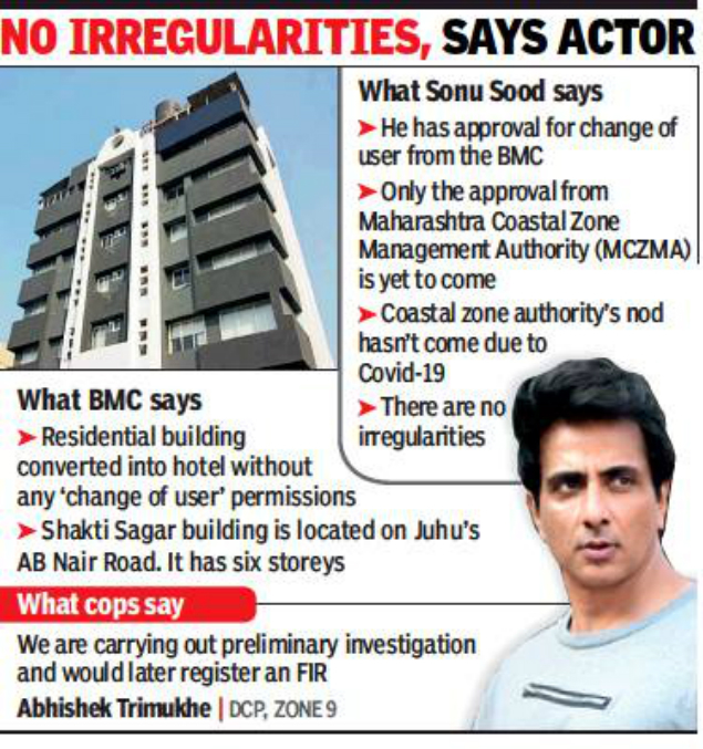 Sonu Sood Changed Juhu Residential Building Into Hotel Says Bmc Mumbai News Times Of India New expensive house of shahid kapoor.shahid kapoor and mira rajput are very happy with their two cute children. sonu sood changed juhu residential