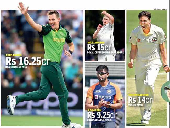 Ipl 2021 Auction Royals Break The Bank For Morris Maxwell And Jamieson Fetch Big Money Too Cricket News Times Of India