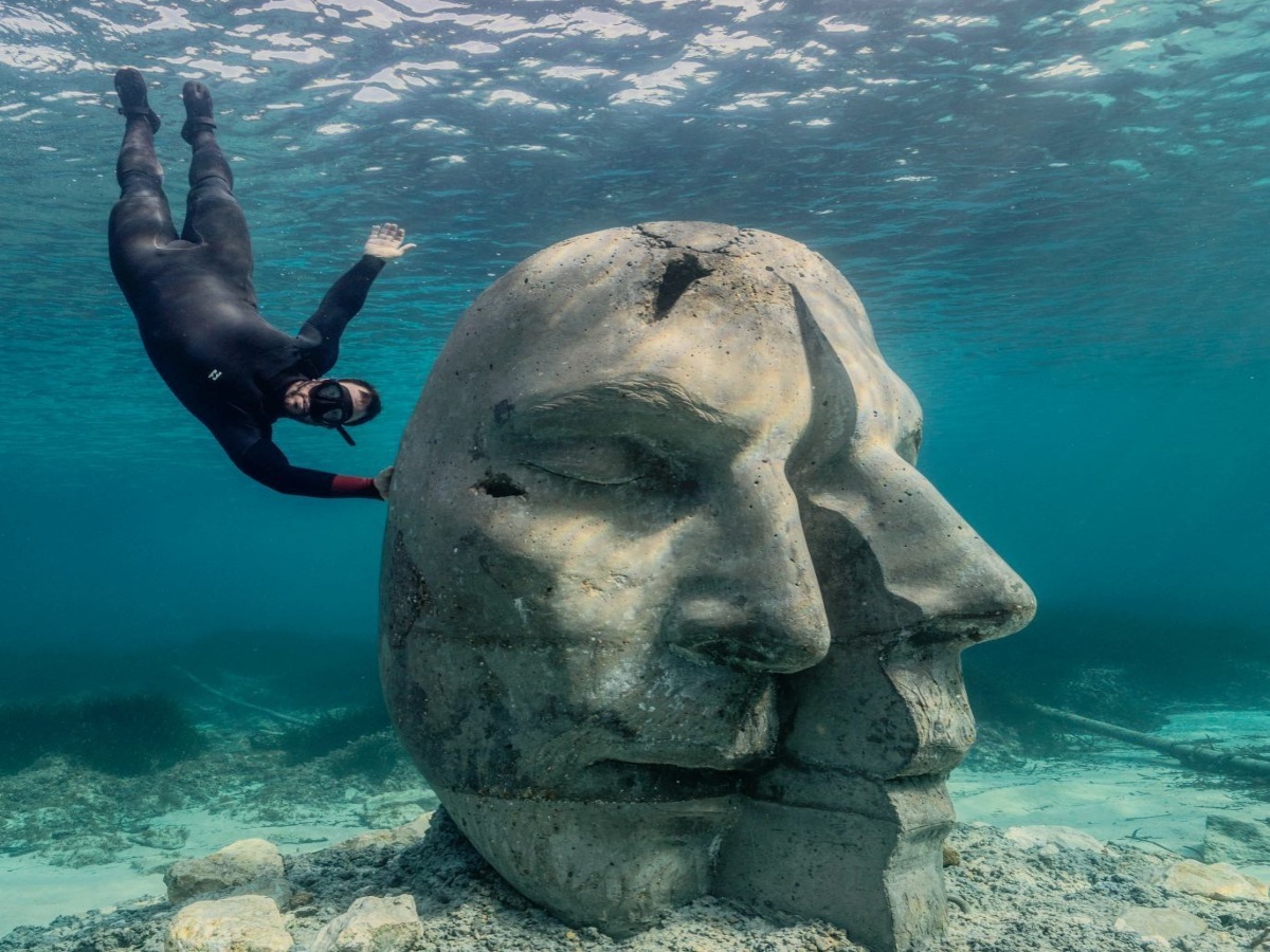 There's an Underwater Museum in the Middle of the Mediterranean