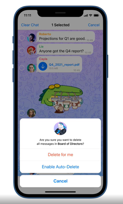 How to enable auto-delete feature on Telegram 9