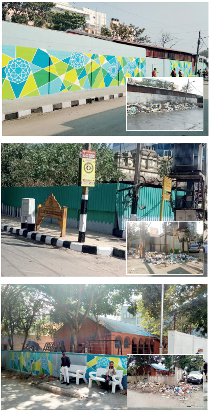 Black spots were transformed at Lingarajapuram, Bannerghatta road, Suranjan Das Road, among others places