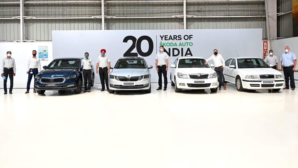 The 4 generations of the Octavia