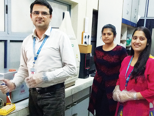 Programme coordinator Dr Vinay Kumar (above) said the grant is a boost for the department, teachers and students, and will provide all with an opportunity to learn and explore advanced bioscience areas