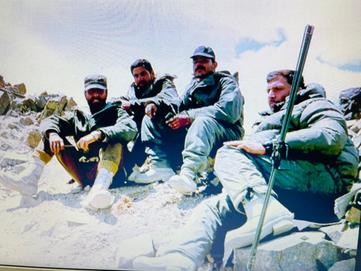 During Kargil, Col Rajesh Adhau had served under the then commanding officer Yogesh Kumar Joshi of 13 JAK, who is currently GOC-in-chief of northern command. In the picture from left to right PVC Captain Vikram Batra, Major Vohra, the then Captain (Dr) Rajesh Adhau and the then Colonel Yogesh Kumar Joshi