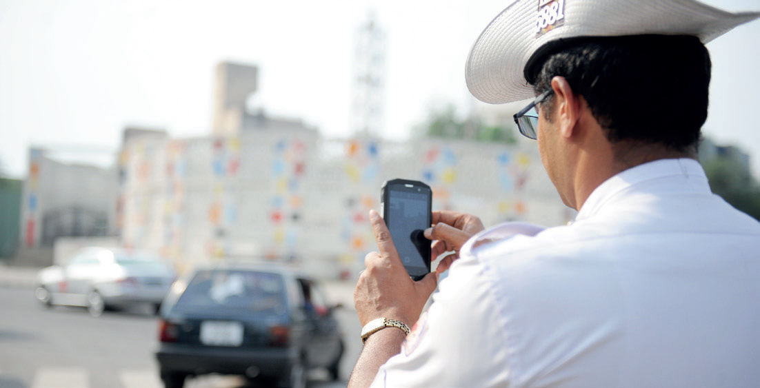 The upgrade will take at least two weeks. Until then, traffic police personnel with PDAs will no longer bother Bengalureans