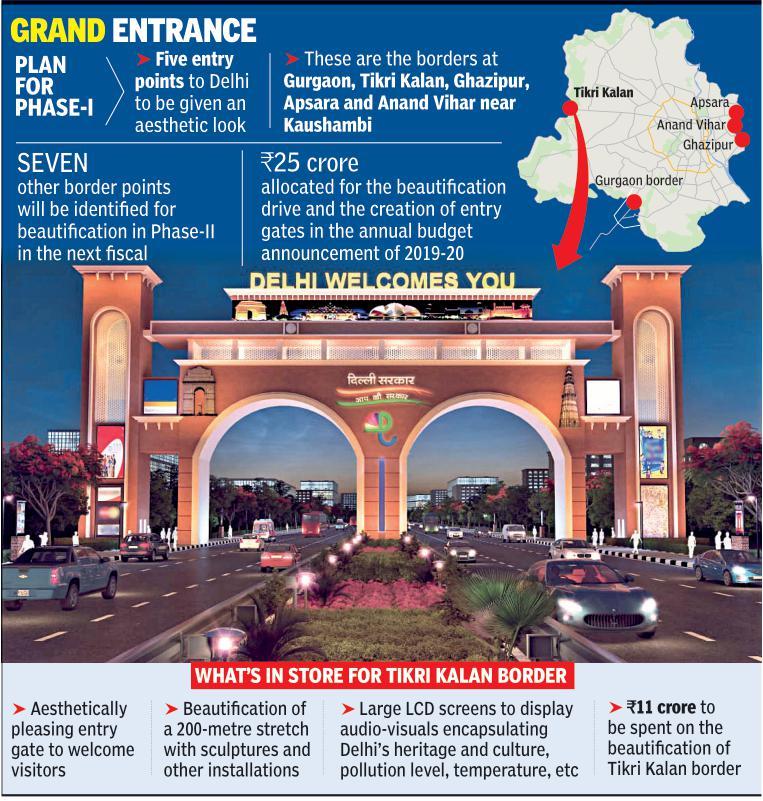 Welcome with open arms: Delhi’s entry points are set for makeover