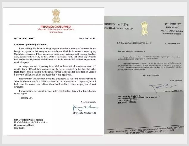 Air India letter