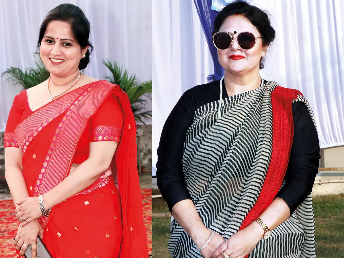 (L) Pushpa Dwivedi (R) Rishika Mishra (BCCL/Unmesh Pandey)