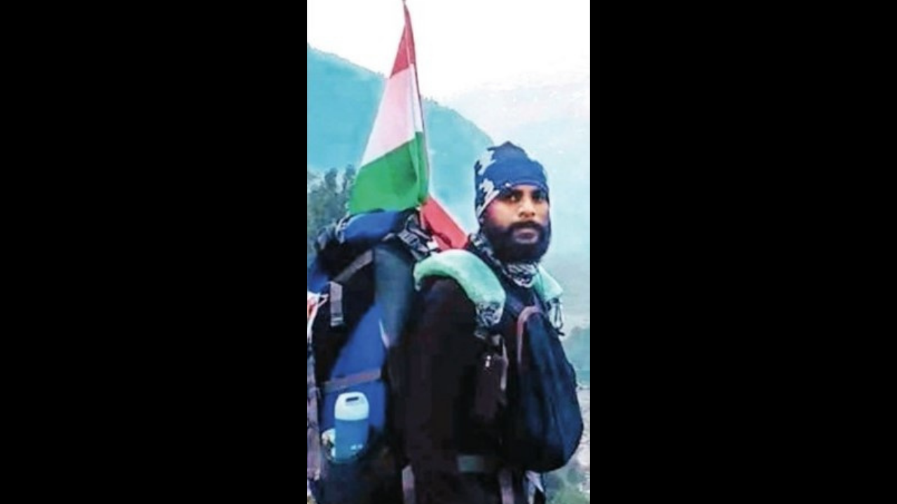 Mutchintala Sairaj Vamsheekar lost his job during the pandemic and decided to walk from Kashmir to Kanyakumari to prove to himself that he could overcome any challenge