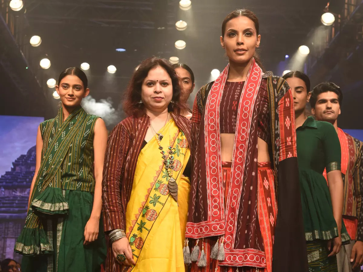 Priya Mohapatra&#39;s collection was an amalgamation of different hand and craft work