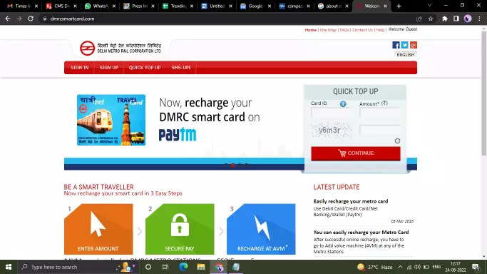 delhi metro: How to recharge your Delhi Metro card online using these 3 ...