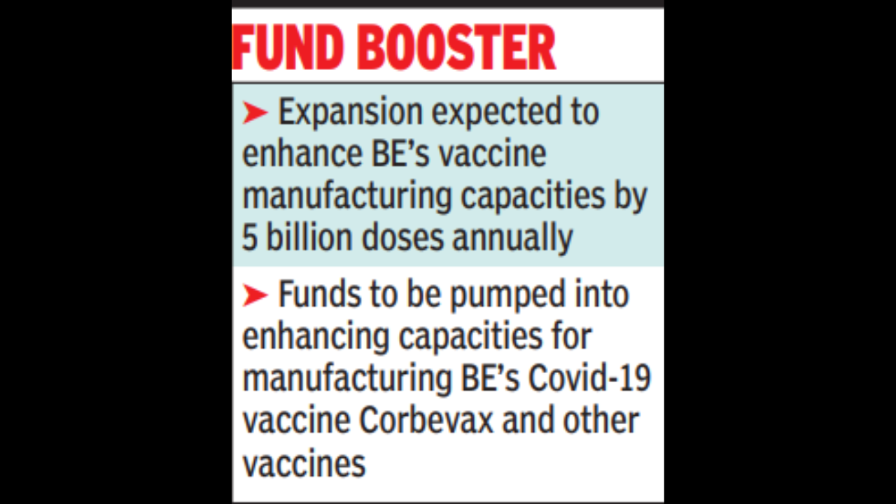 BE to inject Rs 1.8k cr into three Genome units, add 2,500 jobs