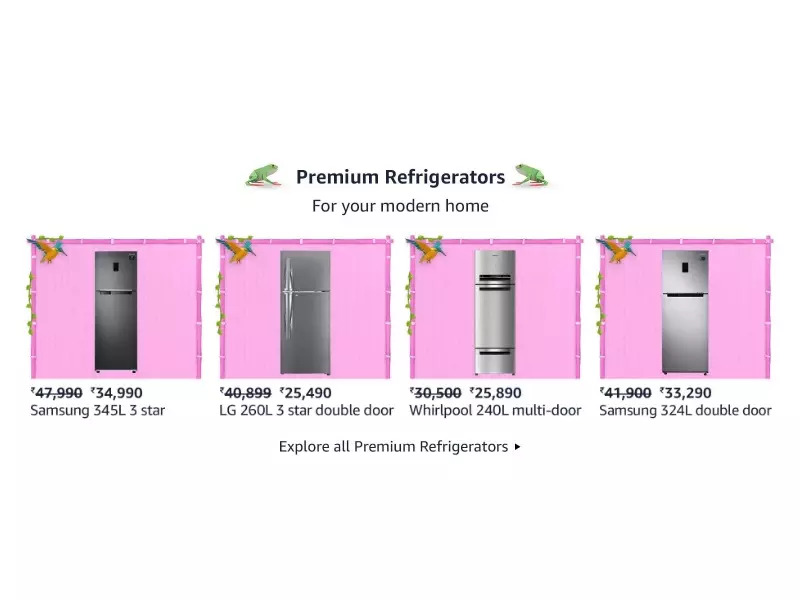 Amazon sale on refrigerators Savings of up to 45 during Amazon Prime