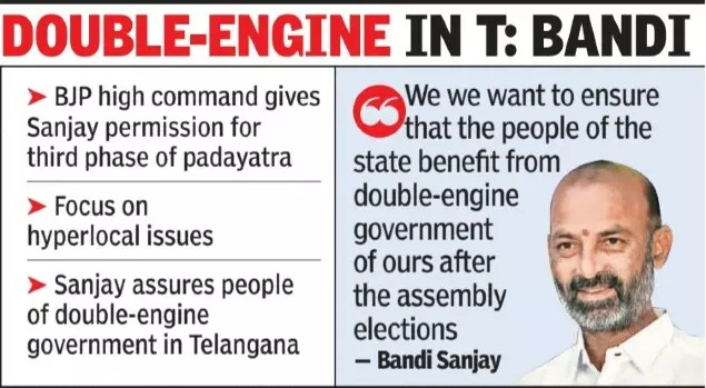 Bandi Sanjay Kumar to take up Telangana padayatra till year-end