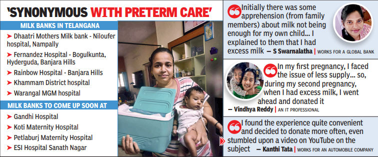 Donor moms flourish, boom in breast milk banks in Hyd