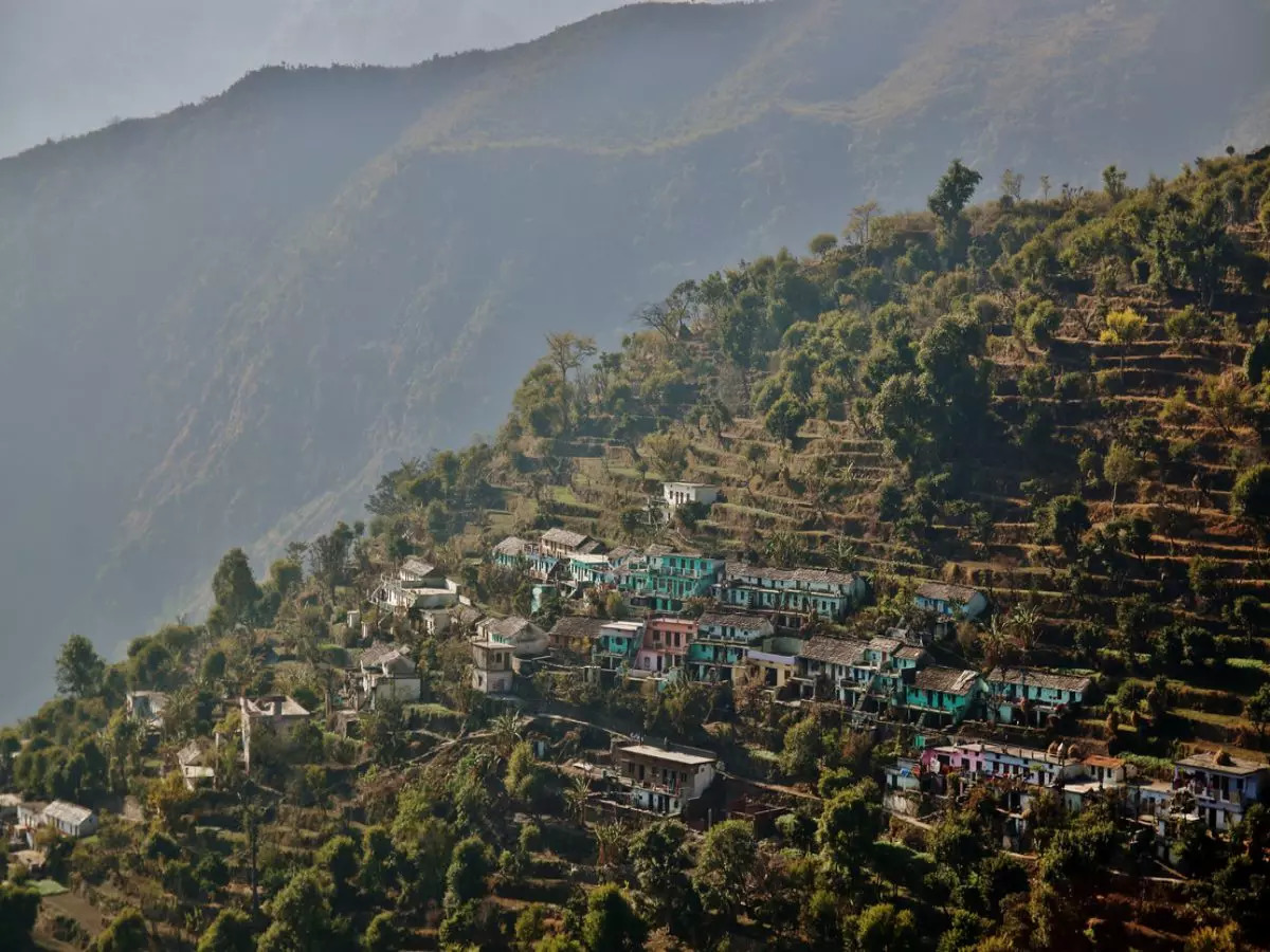 Devprayag, Godly Confluence,Garhwal,Uttarakhand, India. Here Alaknanda  meets the Bhagirathi river and both rivers thereafter flow on as the Holy  Ganges river or Ganga. Sacred place for Hindu devotees. Photos | Adobe Stock