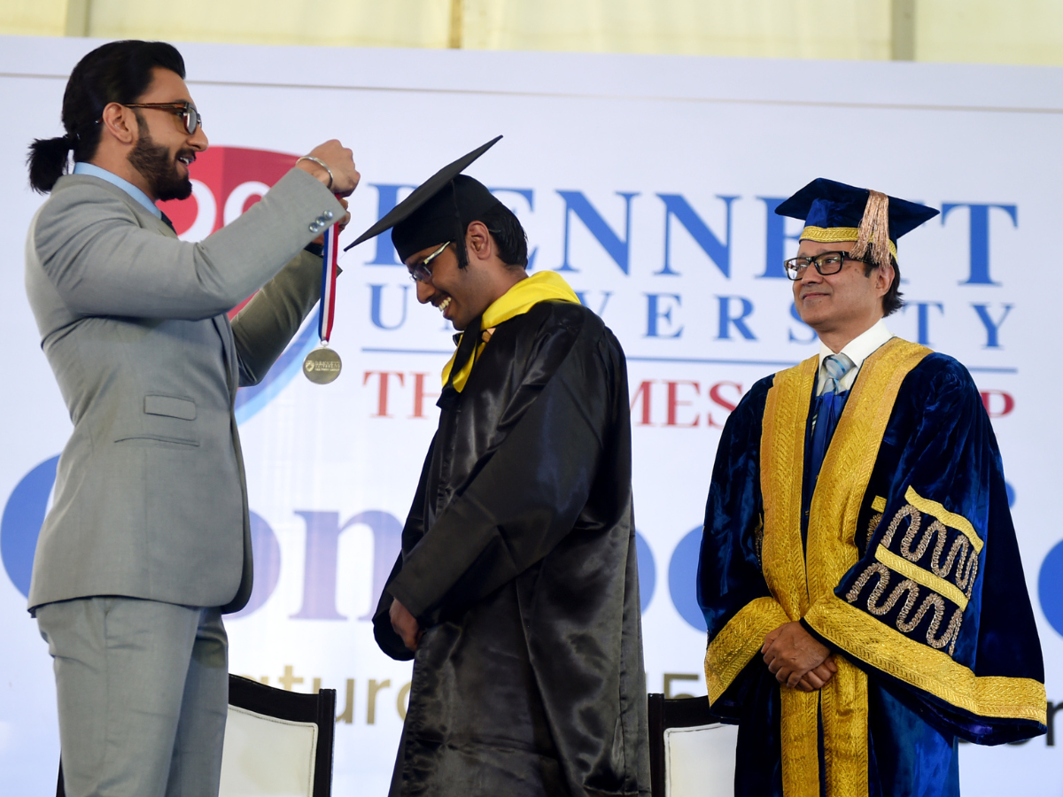 Ranveer felicitated meritorious students at BU