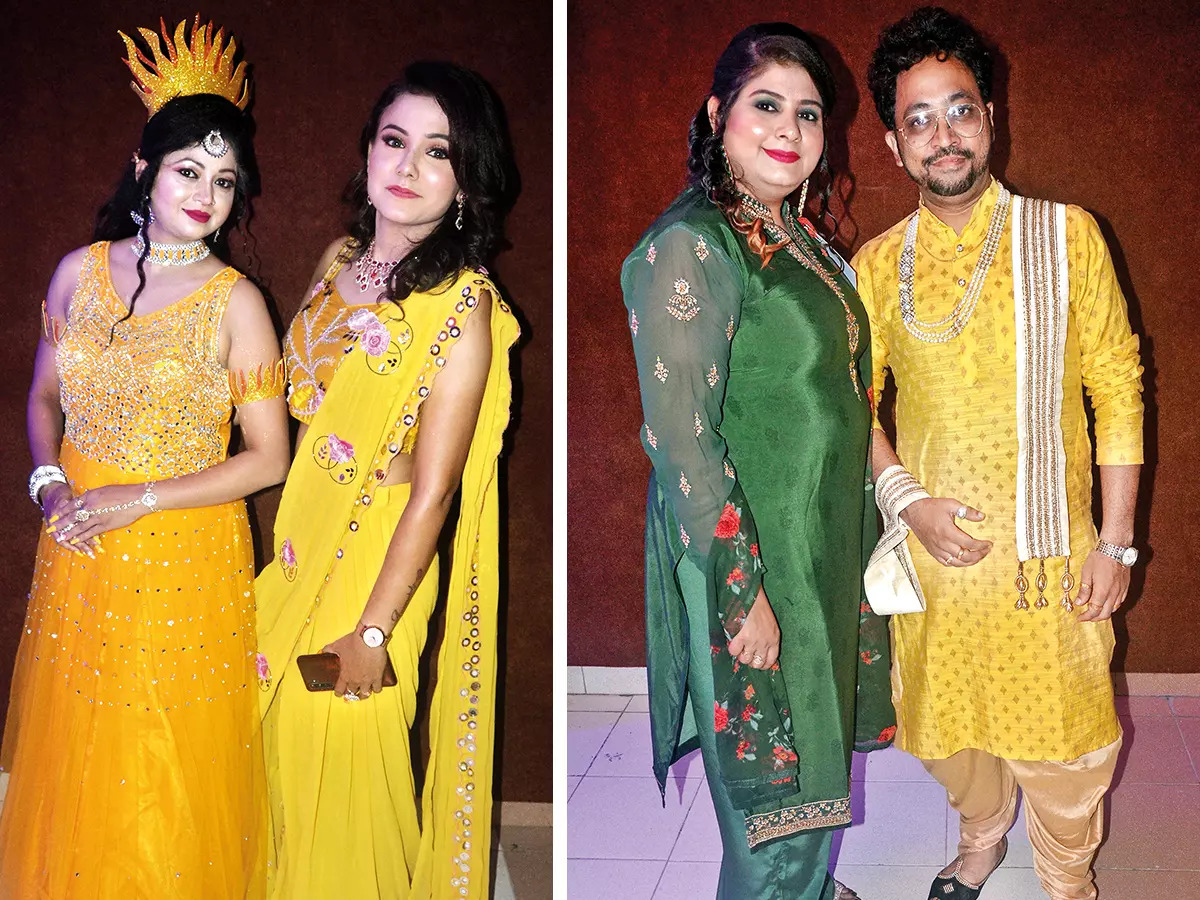 (L) Shivangi and Nehal (R) Swati Chopra and Vivek Tiwari (L) Shivangi and Nehal (R) Swati Chopra and Vivek Tiwari