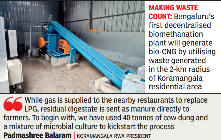 Plant set up to turn wet waste into bio-CNG