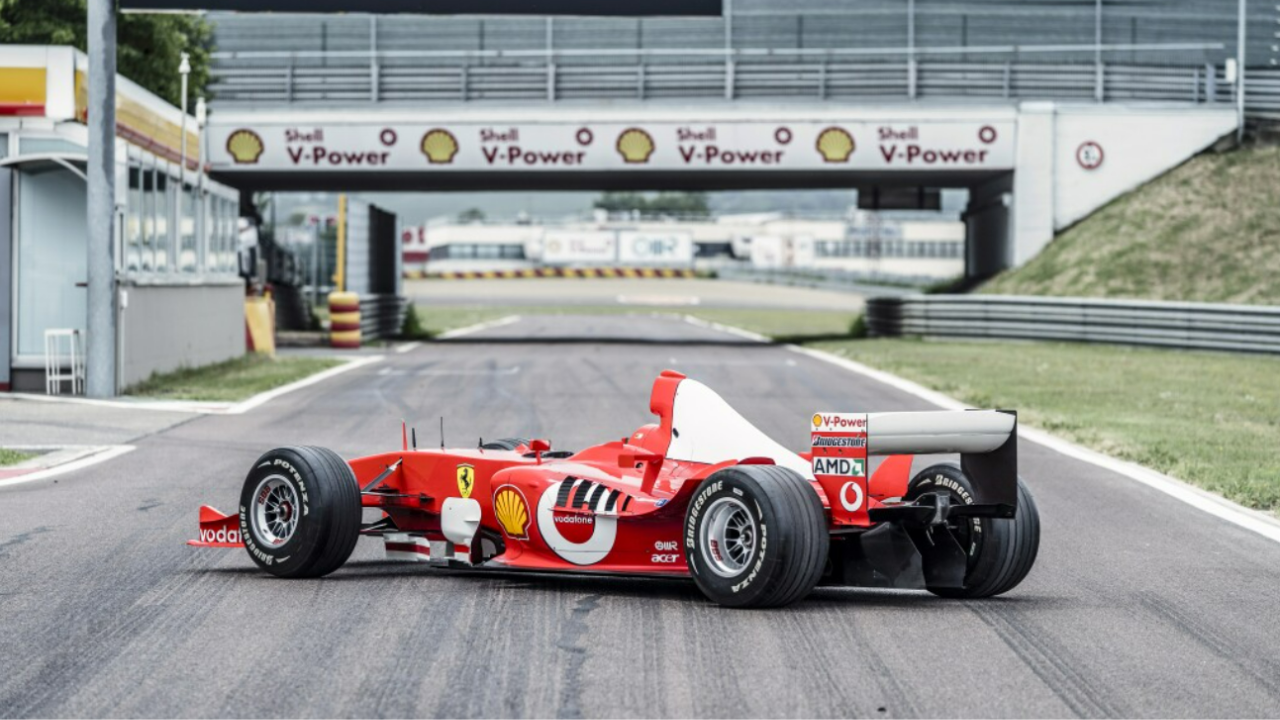 Michael Schumacher&#39;s 2003 Ferrari