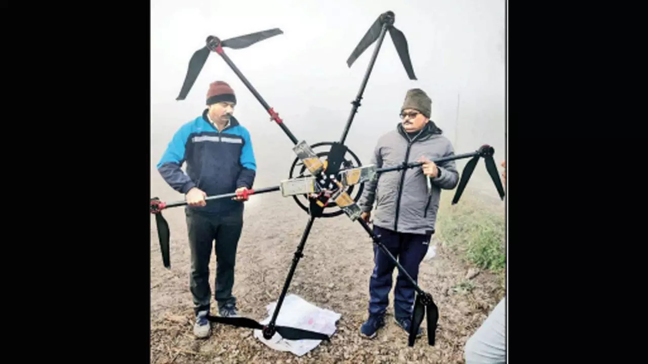 Two BSF women constables in Punjab shoot down big drone near Pakistan border