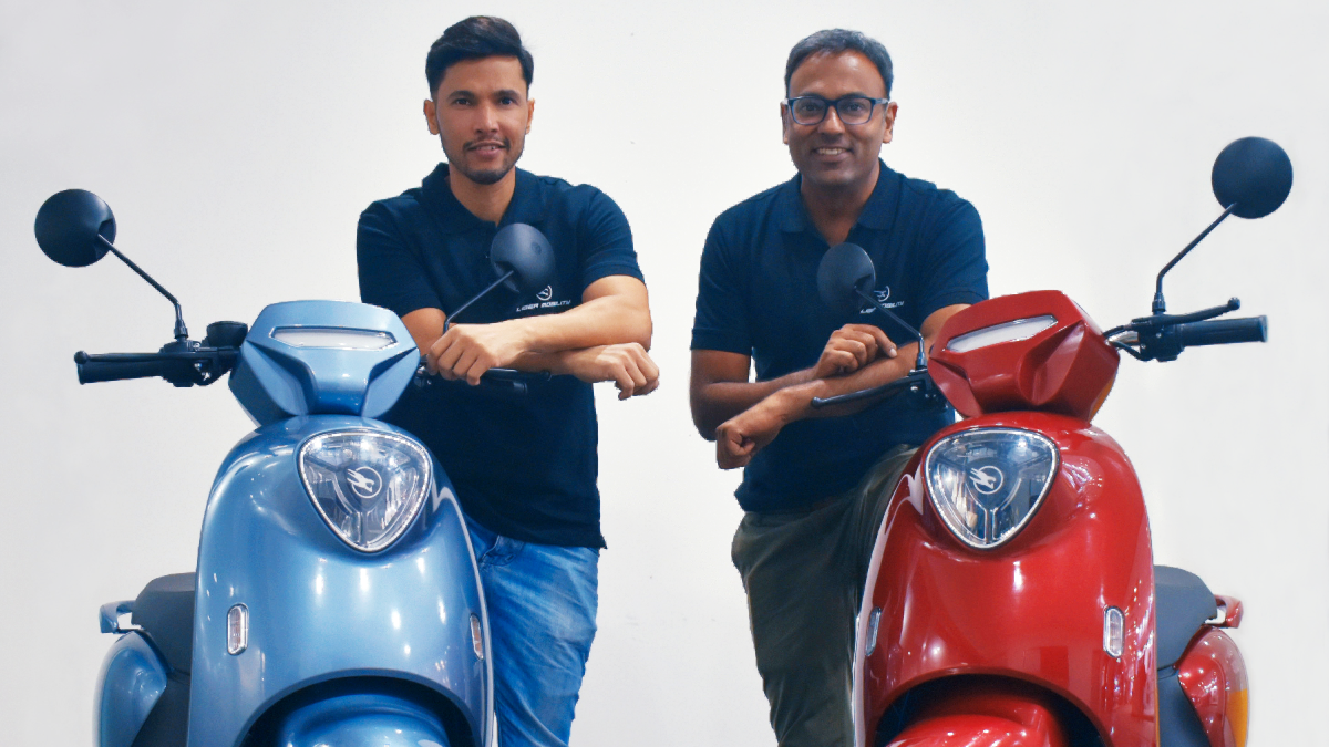 Liger Mobility Co-founders Ashutosh Upadhyay (Left) and Vikas Poddar (Right).