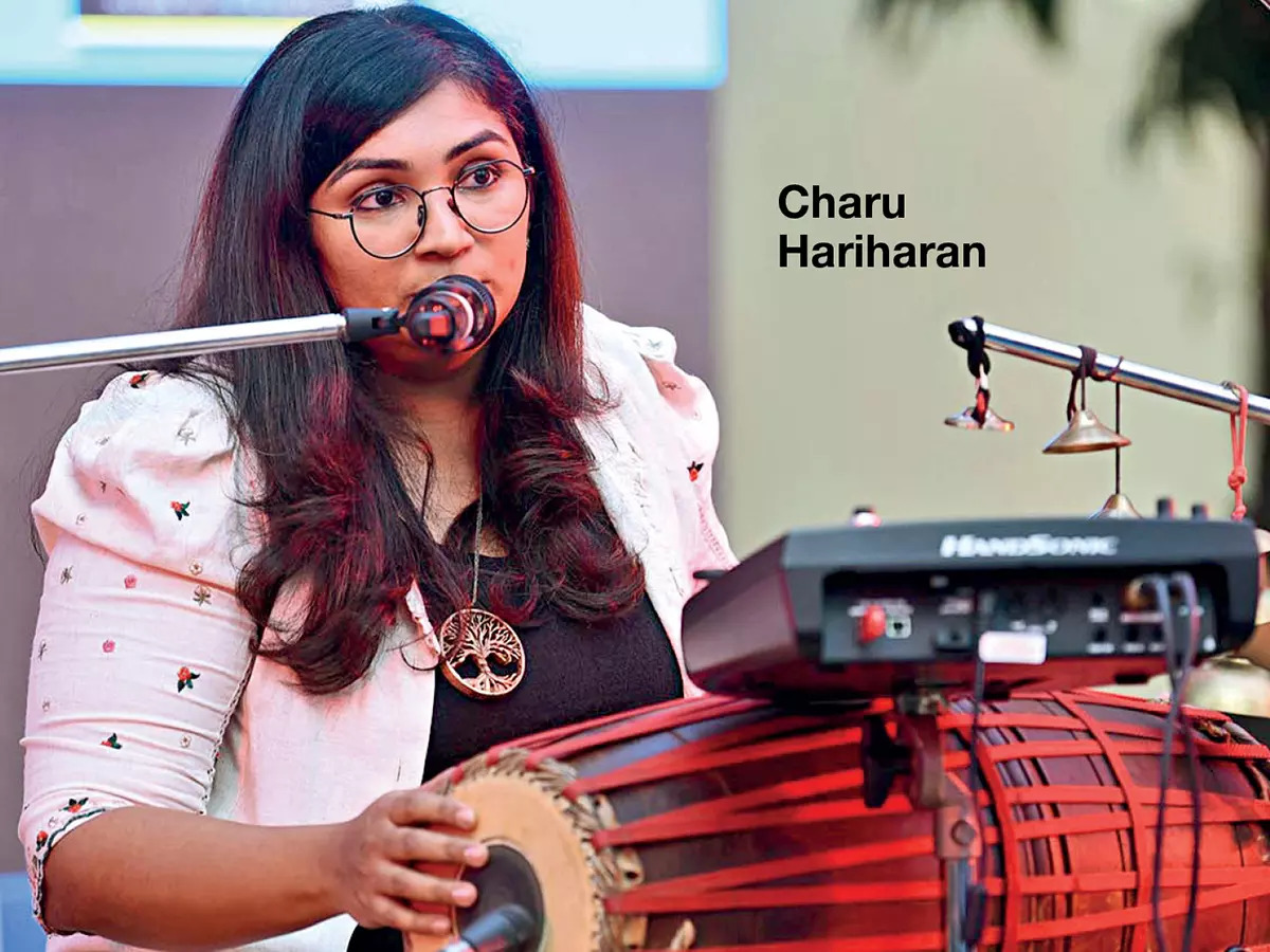Percussionist Charu Hariharan