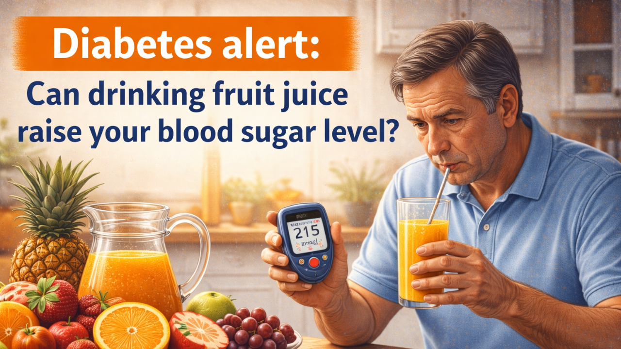 Can drinking fruit juice raise your blood sugar level?