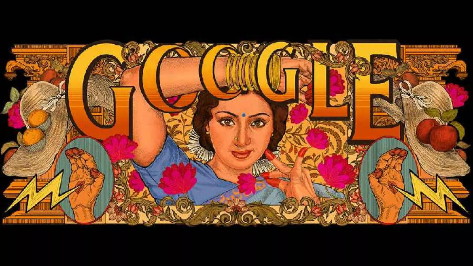 Google Pays Tribute To Sridevi On Her 60th Birth Anniversary With ...