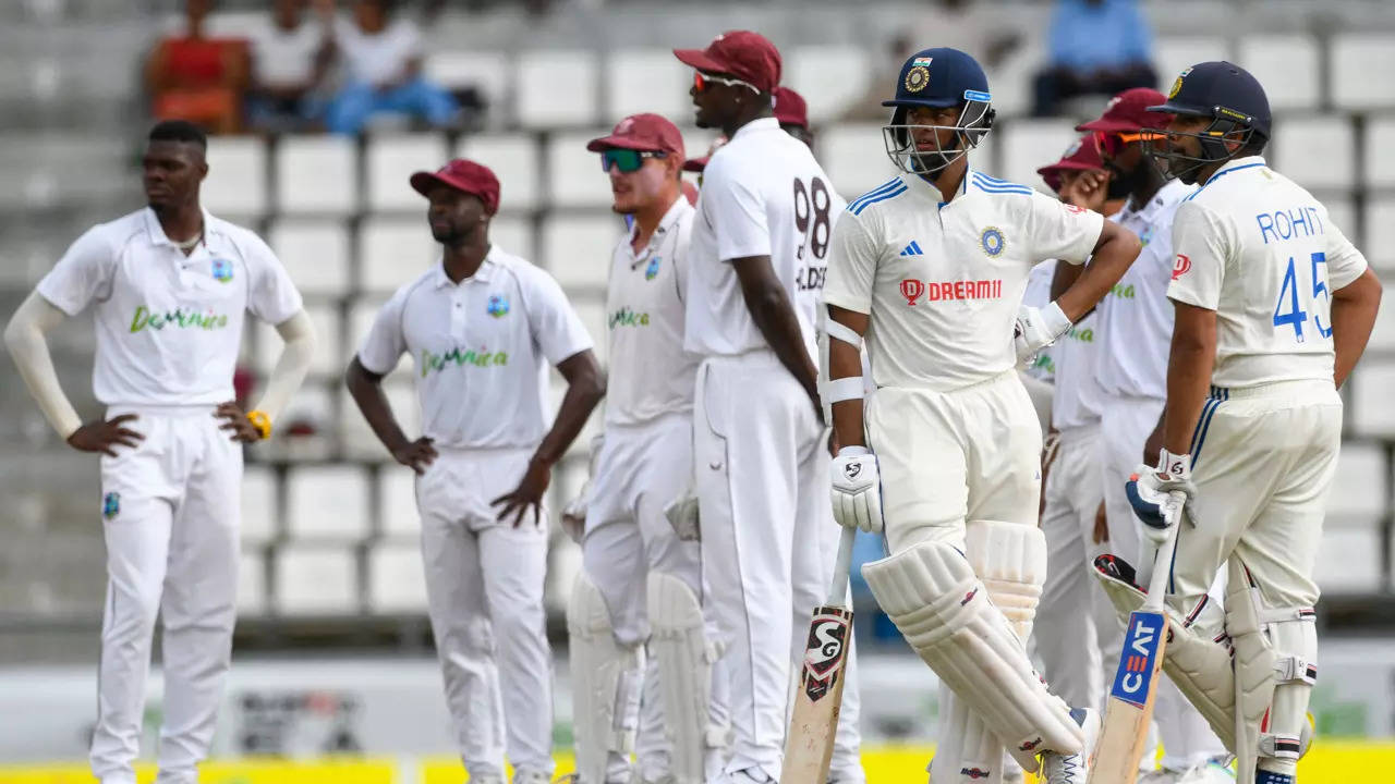 India vs West Indies Highlights, 1st Test India 80/0 at stumps on Day 1, trail West Indies by 70 runs