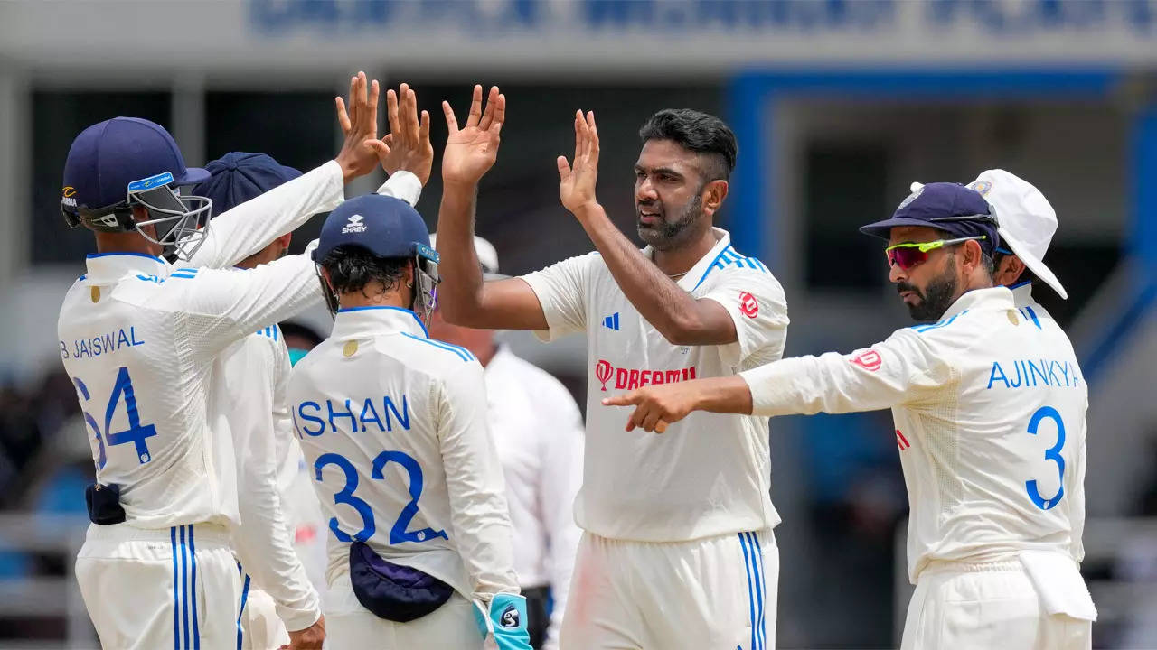 India vs West Indies Highlights, 2nd Test Ashwin grabs two as West Indies finish Day 4 at 76/2 in 365 chase