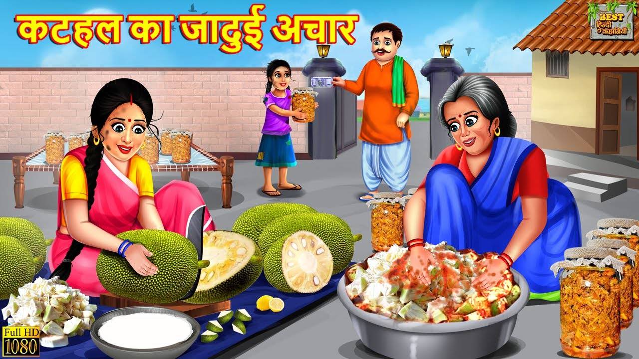 Check Out Latest Children Hindi Story 'kathal Ka Jadui Achar' For Kids 