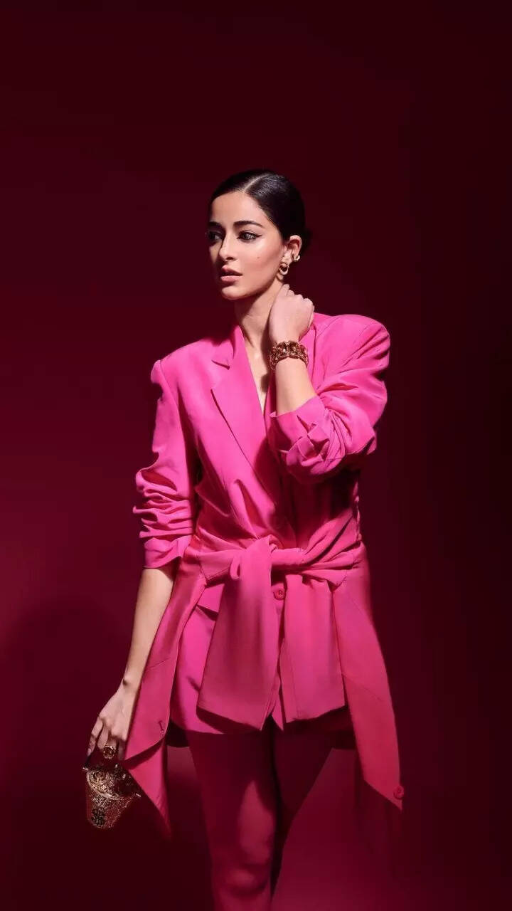 Ananya Panday's pretty pink wardrobe in pictures