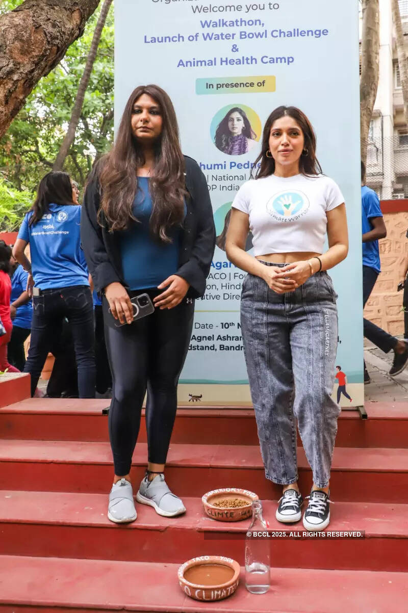 Bhumi Pednekar & Priya Agarwal Hebbar launch the water bowl challenge for stray animals