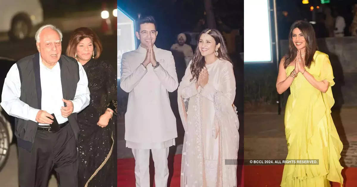 From Priyanka Chopra, Arvind Kejriwal to Kapil Sibal; political bigwigs and others attend Parineeti Chopra and Raghav Chadha's engagement ceremony