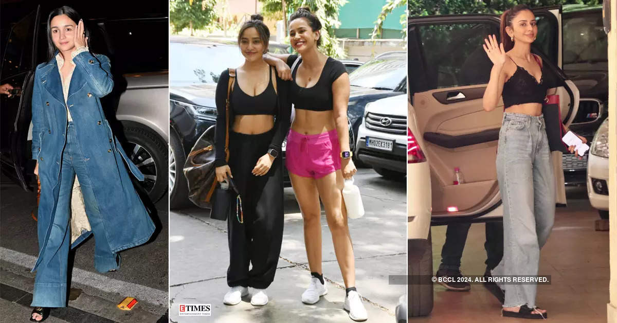 #ETimesSnapped: From Alia Bhatt to Rakul Preet Singh, paparazzi pictures of your favourite celebs