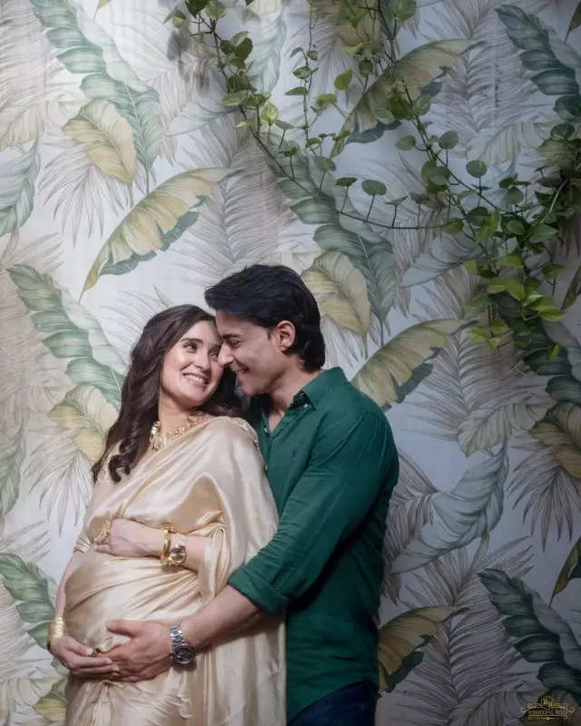 Pankhuri Awasthy and Gautam Rode drop dreamy pictures from baby shower, reveal they are expecting twins