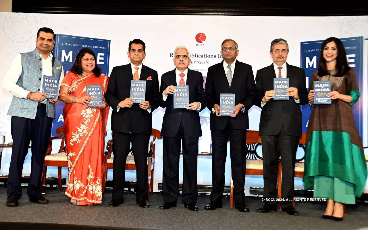 Celebs, dignitaries and bureaucrats attend the launch event of Amitabh Kant's book ‘Made in India’