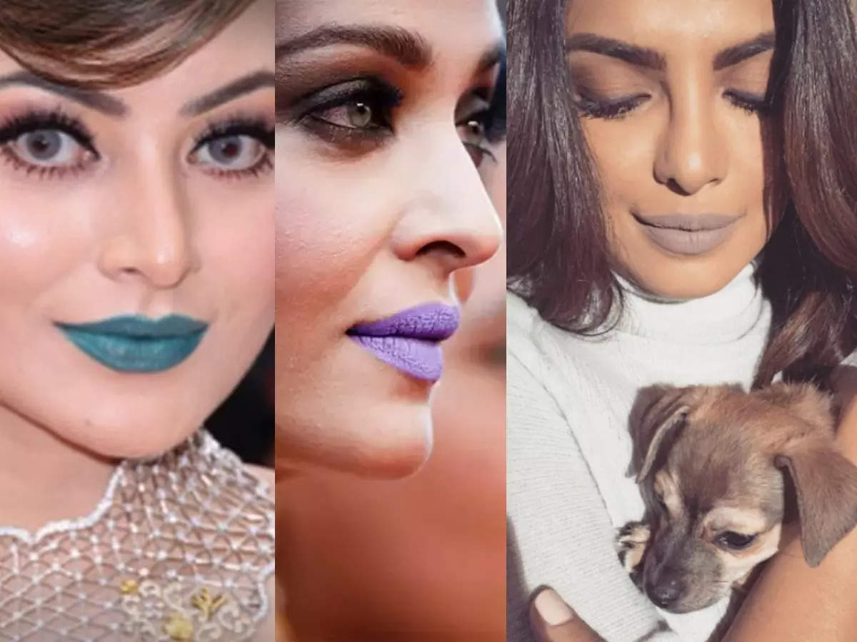 Aishwarya Rai Bachchan, Urvashi Rautela, Priyanka Chopra Jonas: Actresses who made heads turn with their unusual lip colours!