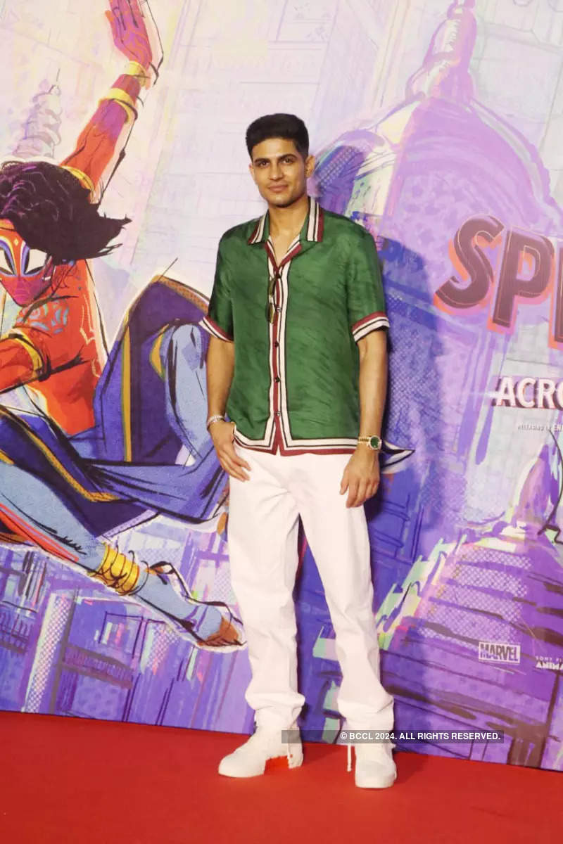 Shubman Gill turns Spiderman at the Hindi trailer launch of 'Spider-Man: Across the Spider-Verse'
