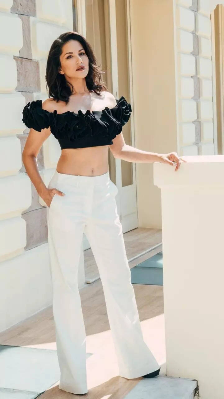 Cannes 2023: Sunny Leone radiates effortless style in monochrome look