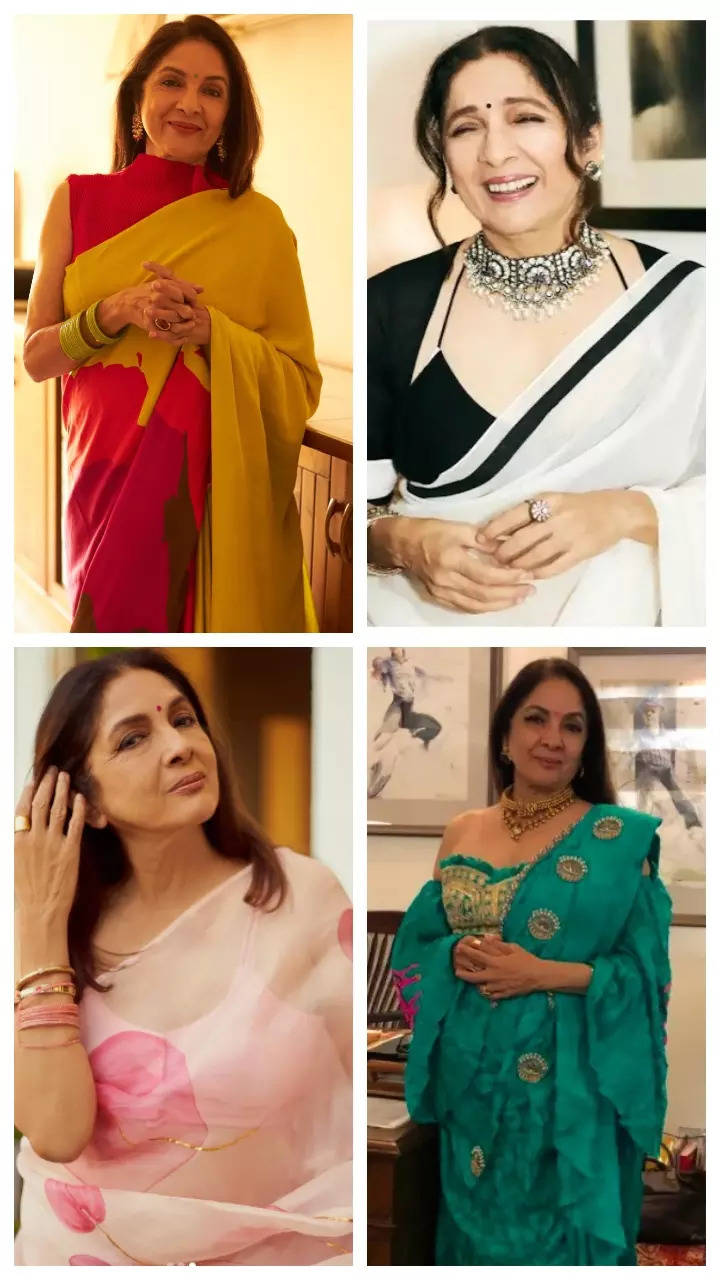 9 times Neena Gupta donned striking blouse designs
