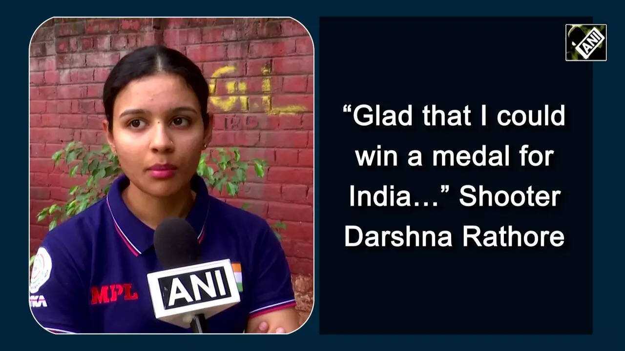 “Glad that I could win a medal for India…” Shooter Darshna Rathore