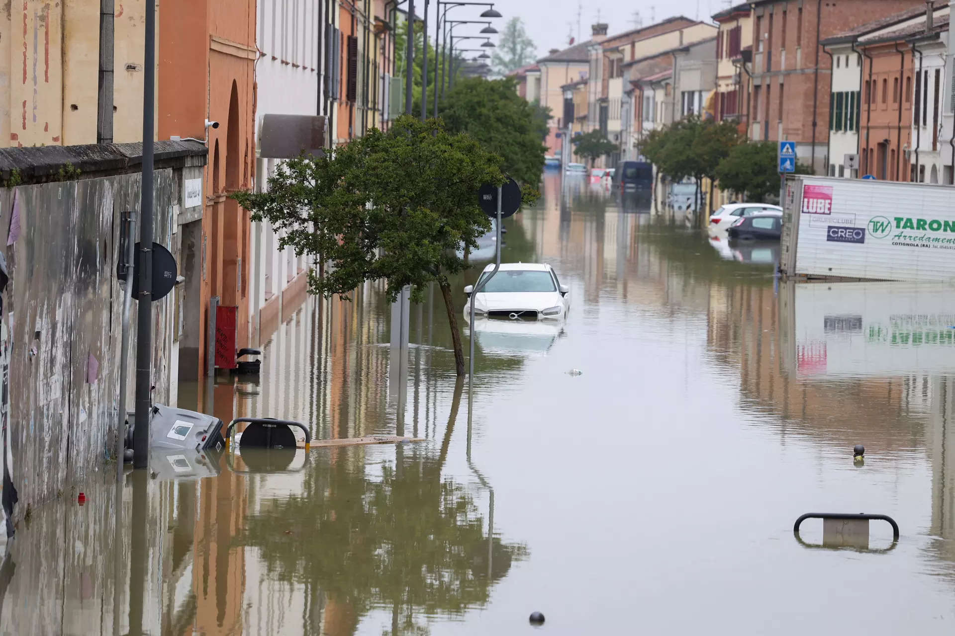 Flood wreaks havoc in Italy; see pics