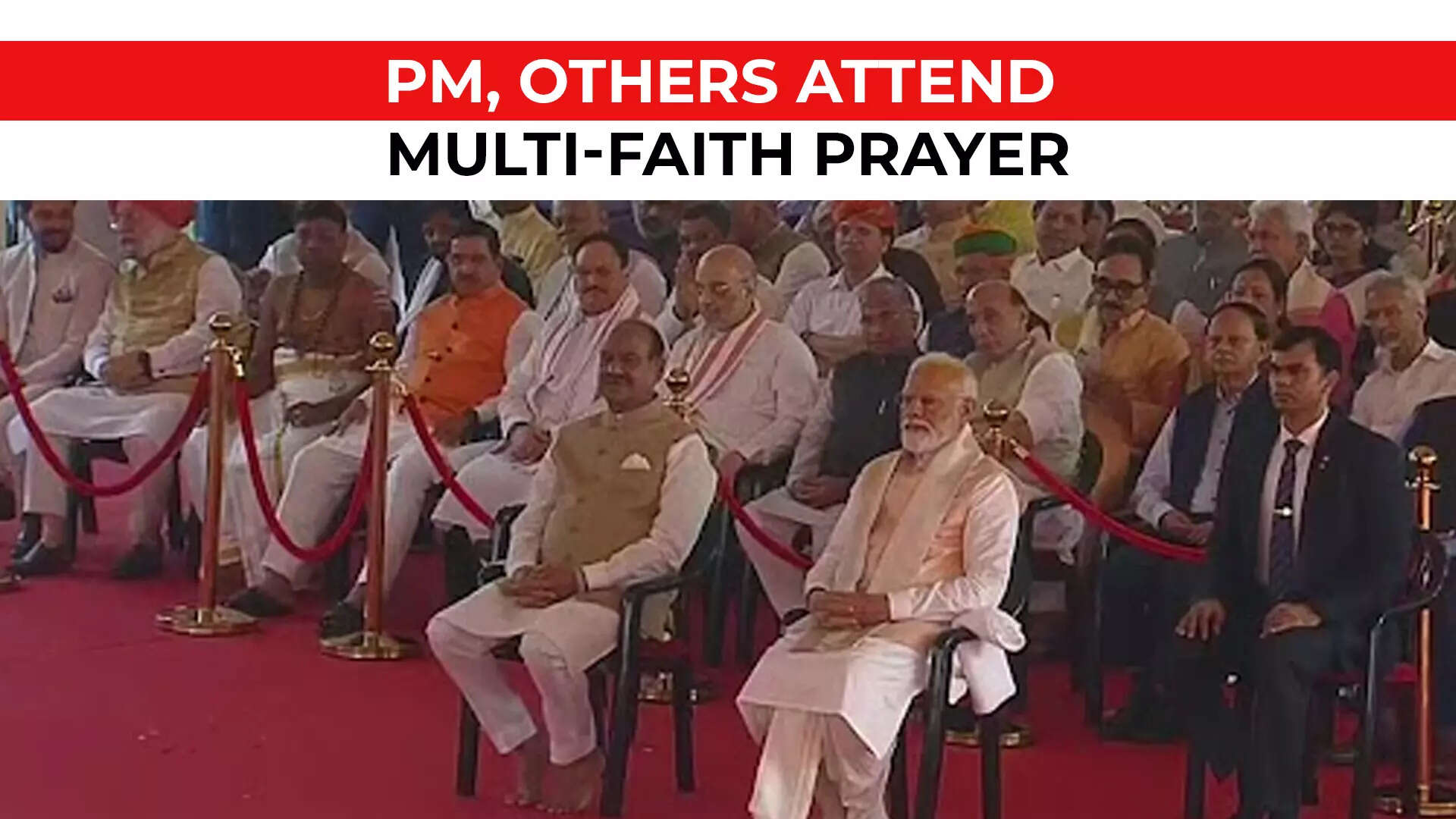 New Parliament building inauguration: PM Narendra Modi, others attend ...