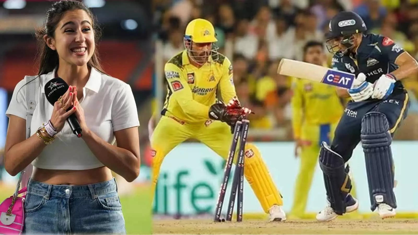 Sara Played Panauti For Him Sara Ali Khan Gets Trolled After Shubman Gill Gets Stumped By Ms