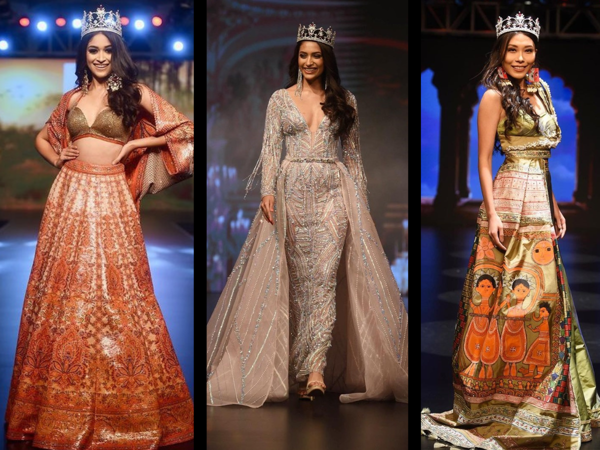 ​Beauty queens rock the ramp at Delhi Times Fashion Week 2023