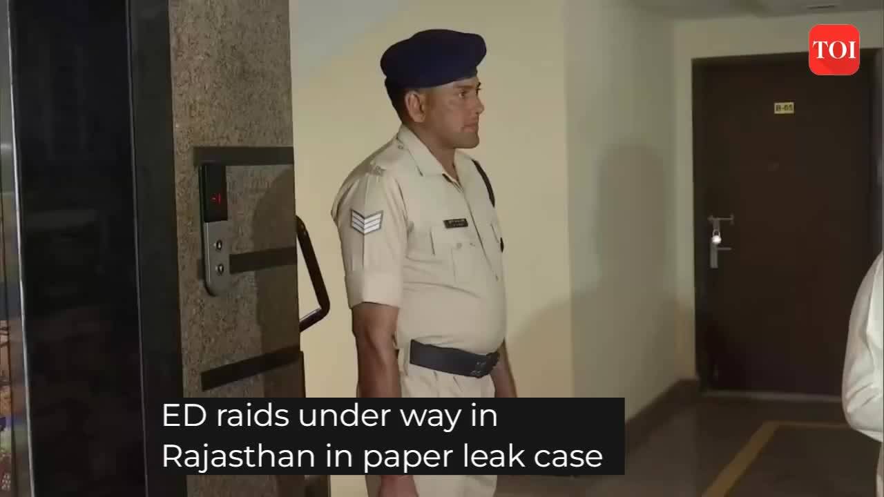 ED raids under way in Rajasthan in paper leak case