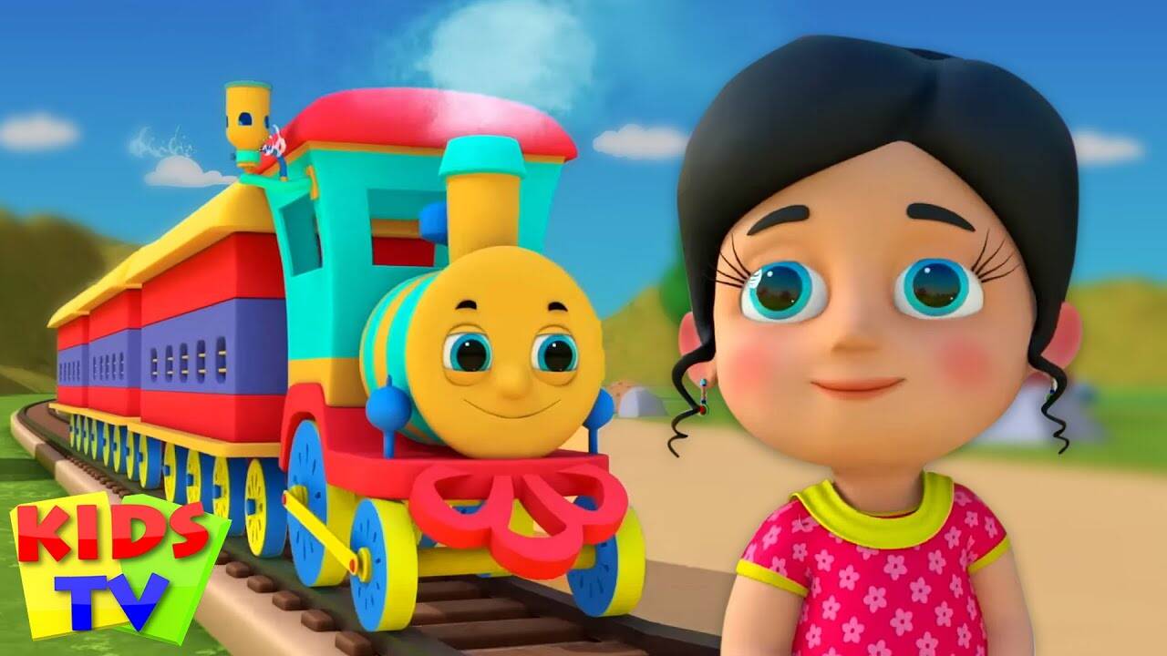Check Out The Latest Children Hindi Rhyme Rail Gaadi Time Se Aana For