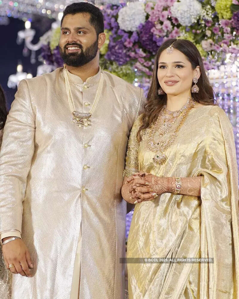 A star-studded affair at the #Abiva wedding reception in Bengaluru